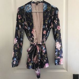 Victoria’s Secret Floral Smoker’s Jacket